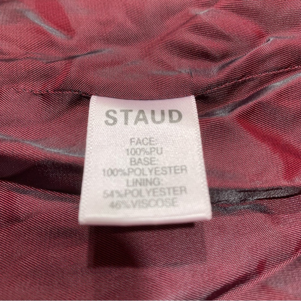 STAUD Burgundy Puffer Jacket - Picture 13 of 16
